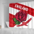 Rugbylife Shower Curtain - England Rugby Shower Curtain Sporty Style K8