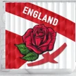 Rugbylife Shower Curtain - England Rugby Shower Curtain Sporty Style K8