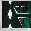 Rugbylife Shower Curtain - Irish Rugby Shower Curtain Celtic Shamrock Vibes K8