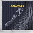 New Zealand Landers Shower Curtain Highlanders K8