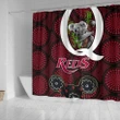 Rugbylife Shower Curtain - Queensland Shower Curtain Reds Rugby - Koala TH6