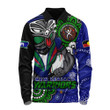 New Zealand Warriors NRL Long Sleeve Polo Shirt Power Through Generations NAIDOC Edition 2025 NH24