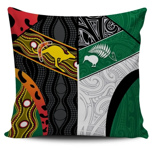 Australia Indigenous and New Zealand Maori Pillow Cover Proud K13