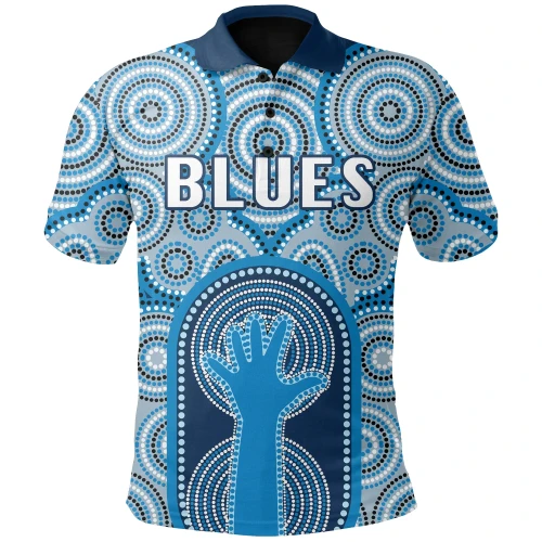 NSW Polo Shirt Blues Indigenous TH5