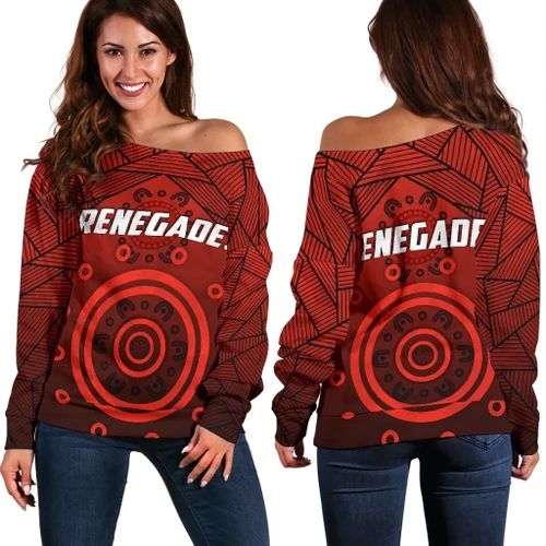 Renegades Indigenous Off Shoulder Sweater K4
