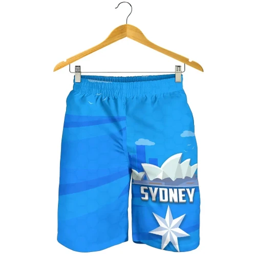 Sydney Sky Blue Men Shorts K4