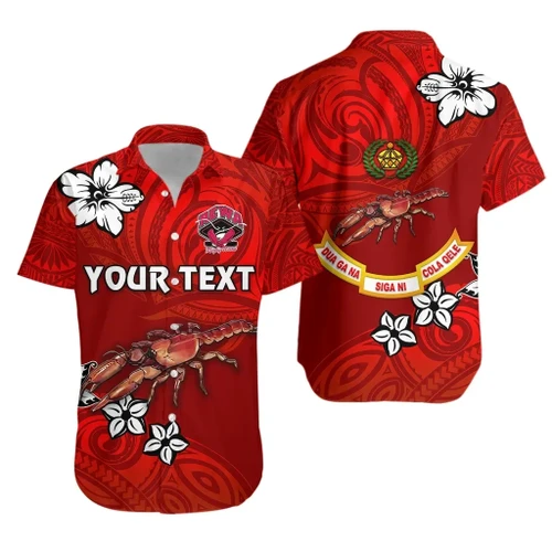 (Custom Personalised) Rewa Rugby Union Fiji Hawaiian Shirt Unique Vibes - Full Red K8