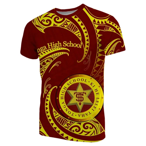 (Custom Personalised)Tonga High School T-Shirt Special Polynesian No.1 TH4