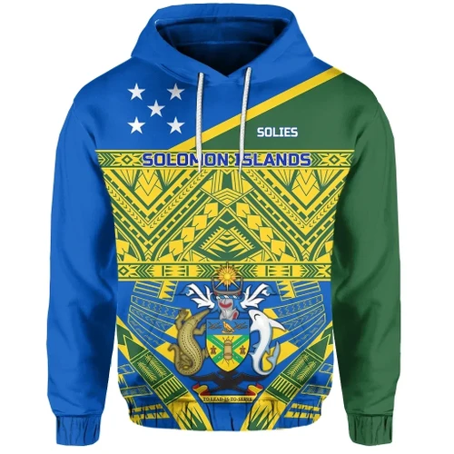 Solomon Islands - Solies Hoodie Rugby Style TH5