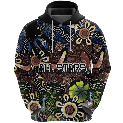 Indigenous Hoodie All Stars Ethnic Style K36