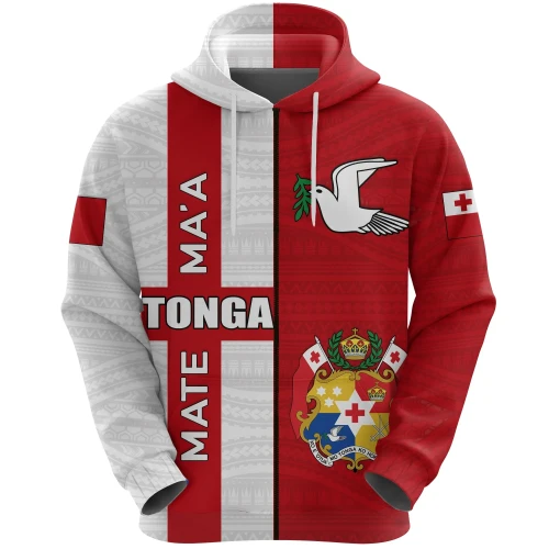 Tonga Rugby Zip Hoodie Mate Ma’a K12