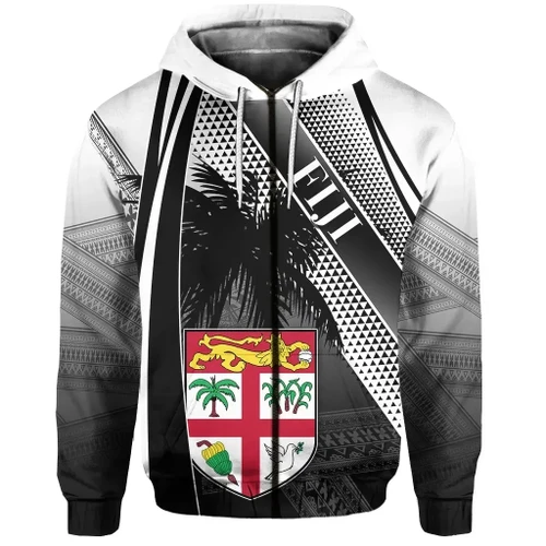 (Custom Personalised) Fiji Zip-Hoodie  Special Style No.1 TH4