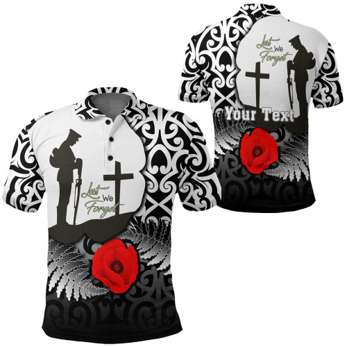 Rugbylife Clothing - (Custom) Anzac Day Poppy Remembrance Polo Shirt