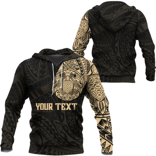 RugbyLife Hoodie - (Custom) Polynesian Tattoo Style - Gold Version A7
