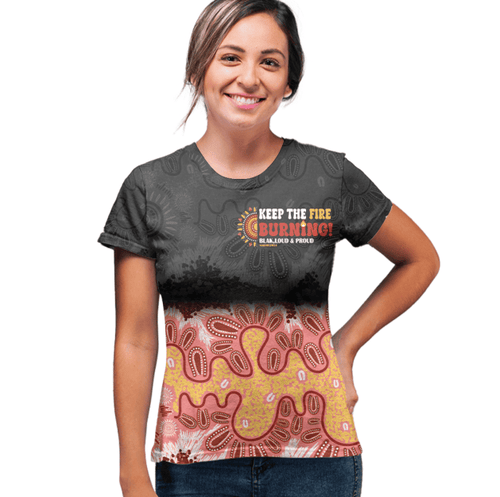 Australia Naidoc 2024 Contemporary Aboriginal T-Shirt A31