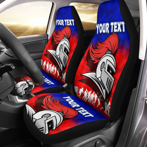 Rugbylife Car Seat Cover - (Custom) Newcastle Knights Anzac Camouflag - Rugby Team Car Seat Cover