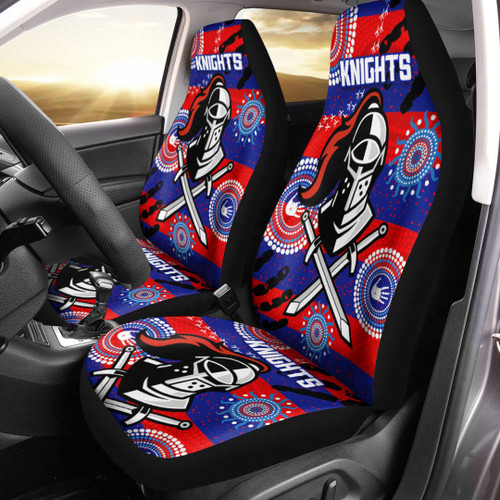 Rugbylife Car Seat Cover - (Custom) Newcastle Knights Victory - Rugby Team Car Seat Cover