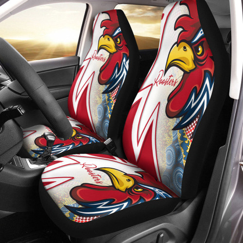 Rugbylife Car Seat Cover - Sydney Roosters Indigenous - Rugby Team Car Seat Cover