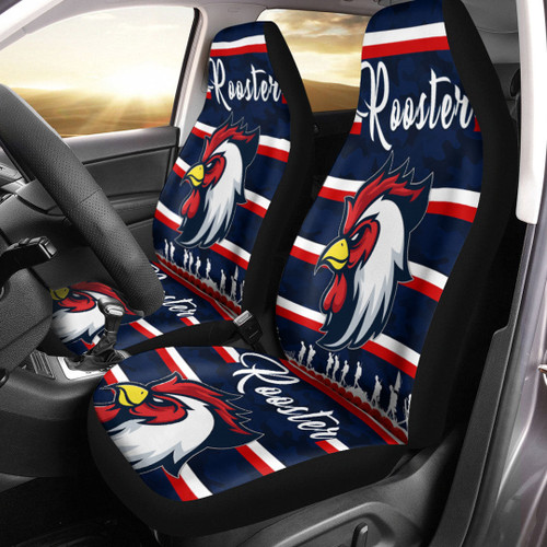 Rugbylife Car Seat Cover - Sydney Roosters - Rugby Team Car Seat Cover