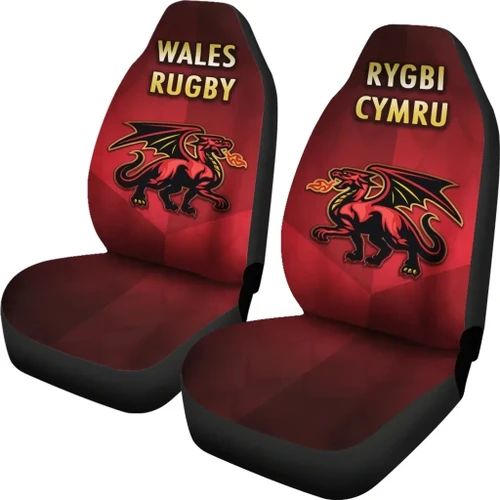 Rugbylife Car Seat Cover - Wales Rugby Car Seat Cover Simple Style K8