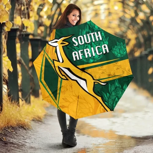 Rugbylife Umbrella - South Africa All Over Print Umbrellas Springboks Rugby Be Fancy K8