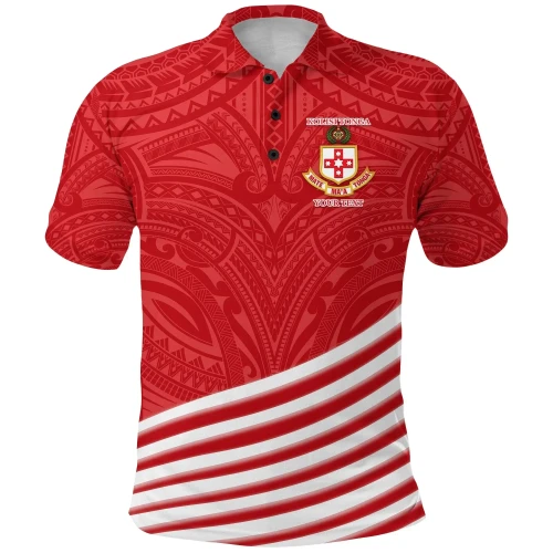Rugbylife Polo Shirt - (Custom Personalised) Kolisi Tonga Polo Shirt Mate Ma'a Tonga Simple Rugby Style - Be Free K8