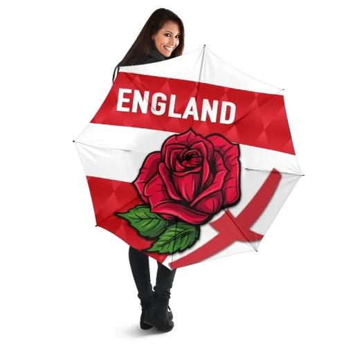 Rugbylife Umbrella - England Rugby All Over Print Umbrellas Sporty Style K8