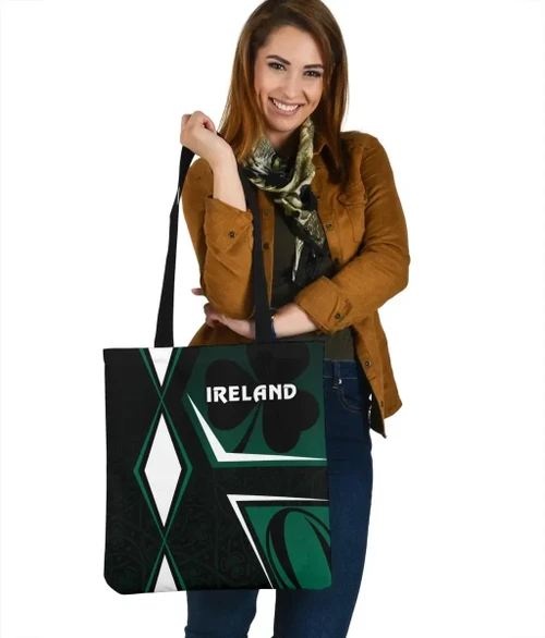 Rugbylife Clothing - Irish Rugby Tote Bag Celtic Shamrock Vibes K8