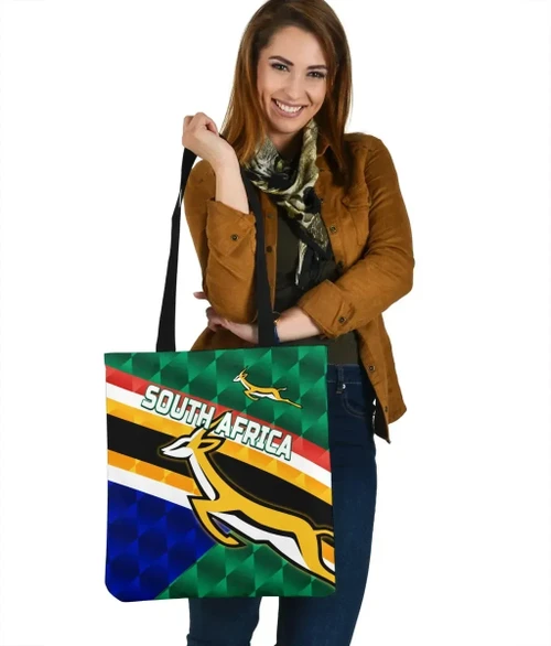 Rugbylife Clothing - South Africa Tote Bag Springboks Rugby Sporty Style K8