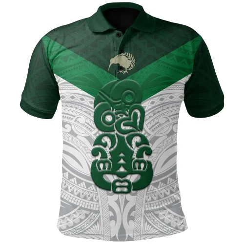 Rugbylife Polo Shirt - (Custom Personalised) Aotearoa Rugby Polo Shirt Maori Kiwi TH5