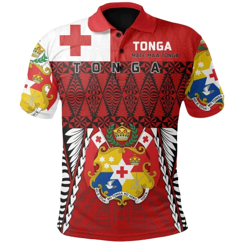 Rugbylife Polo Shirt - Mate Ma'a Tonga - Tonga Polo Shirt Rugby Style TH5