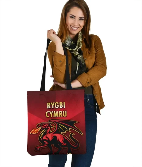 Rugbylife Clothing - Wales Rugby Tote Bags Simple Style K8