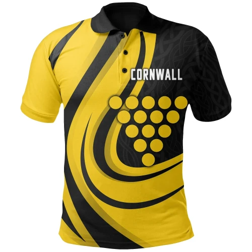 Rugbylife Polo Shirt - Cornwall Rugby Polo Shirt Simple Version TH6