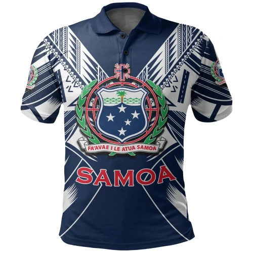 Rugbylife Polo Shirt - Rugbylife Samoa Polo Shirt TH4