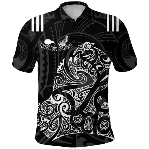 Rugbylife Polo Shirt - Aotearoa Super Rugby Polo Shirt Maori Kiwi K13