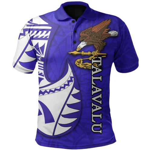 Rugbylife Polo Shirt - American Samoan Rugby Polo Shirt - Talavalu TH4