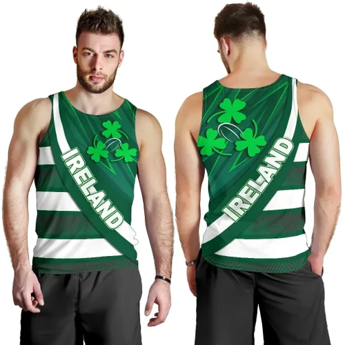 Rugbylife Tank Top - Ireland Rugby Men Tank Top Victorian Vibes K36