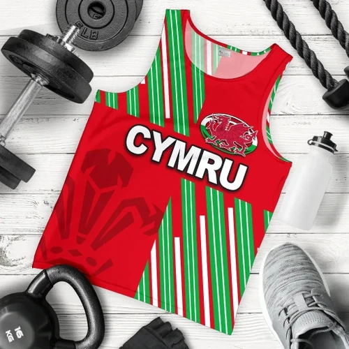 Rugbylife Tank Top - Cymru Men's Tank Top Rugby Style TH4