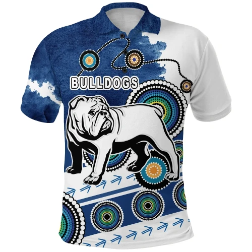 Rugby Life Polo Shirt - Bulldogs Polo Shirt Special Indigenous K13