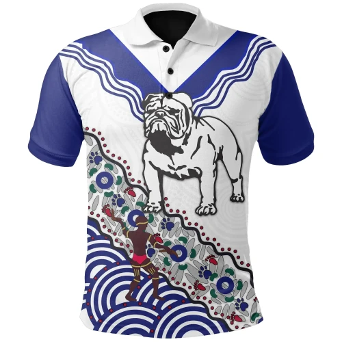 Rugby Life Polo Shirt - Bulldogs Polo Shirt Indigenous TH5