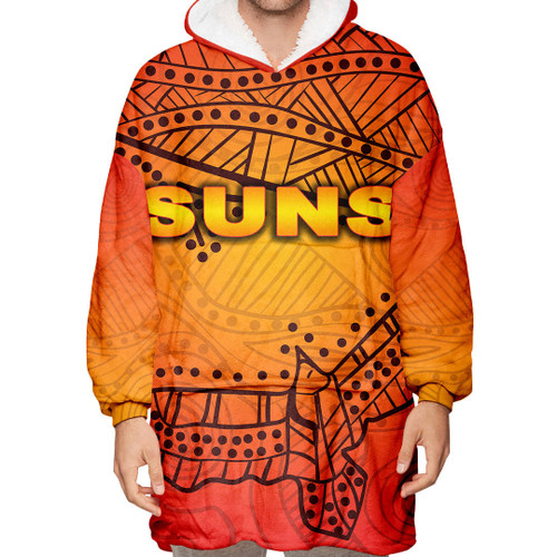 Rugbylife Hoodie - Gold Coast Suns Indigenous Limited Edition - Football Team Snug Hoodie