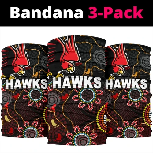 Rugby Life Bandana - Illawarra Hawks Bandana 3-Pack Indigenous k8