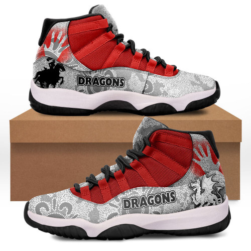 Rugbylife Shoes - St. George Illawarra Dragons Indigenous Special Sneakers J.11 A31