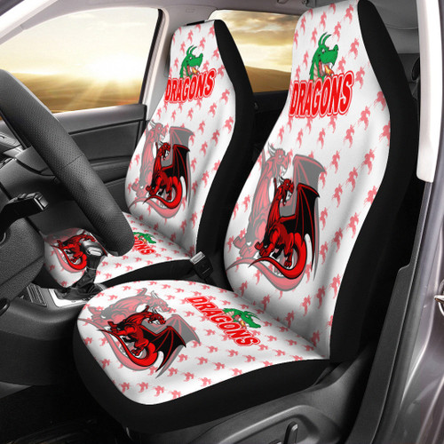 Rugby Life Car Seat Covers - St. George Illawarra Dragons New Style Naidoc Car Seat Covers A35
