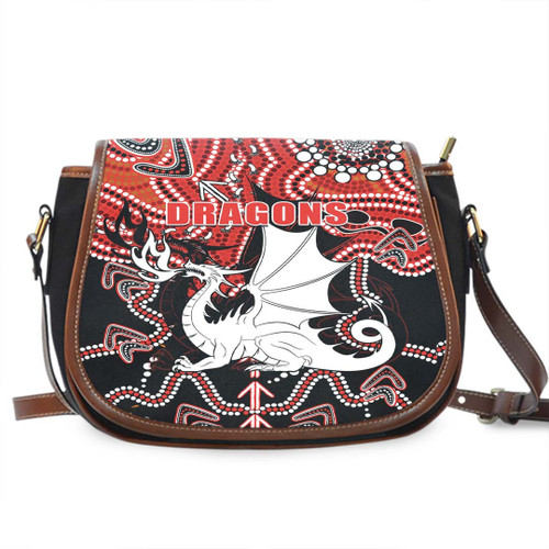 Rugby Life Bag - St. George Illawarra Dragons Indigenous Limited Edition - Rugby Team Saddle Bag