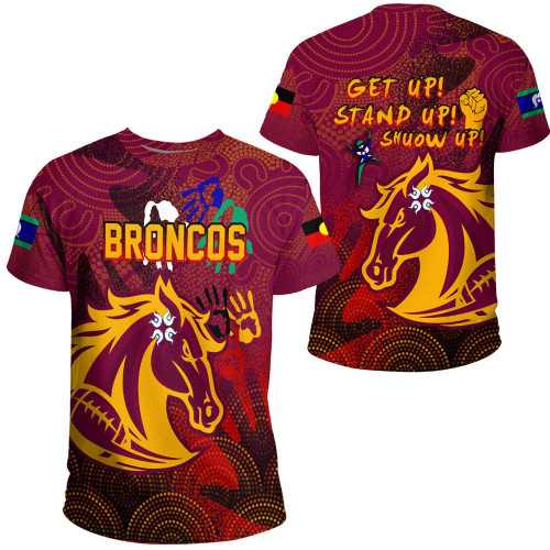 Rugby Life Clothing - Brisbane Broncos Naidoc Week 2022 T-shirt A31