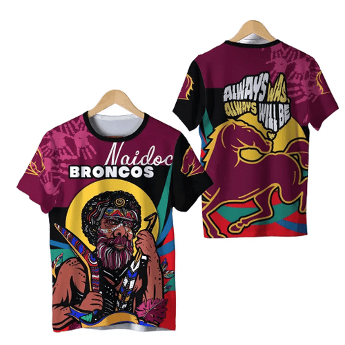Rugby Life T-Shirt - Broncos Naidoc Week T Shirt Indigenous Special Style TH12