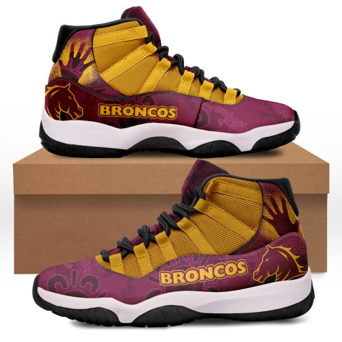 Rugbylife Shoes - Brisbane Broncos Indigenous Special Sneakers J.11 A31