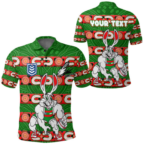 Rugby Life Clothing (Custom) - South Sydney Rabbitohs Comic Style Polo Shirts A35