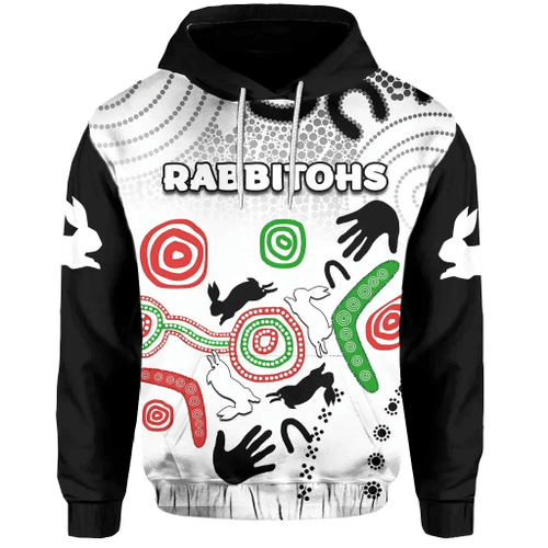 Rugby Life Hoodie - South Sydney Rabbitohs Indigenous Hoodie TH4